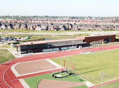 Crisisnoodopvang asielzoekers in indoor sporthal Lycurgus