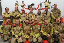 Het vrijwillige brandweerkorps van post Ilpendam