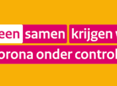 Alleen samen krijgen we Corona onder controle
