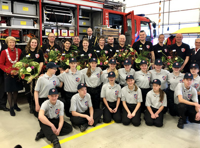 Een foto van het Young Fire & Rescue Team