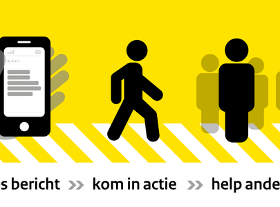 NL Alert lees bericht kom in actie en help anderen