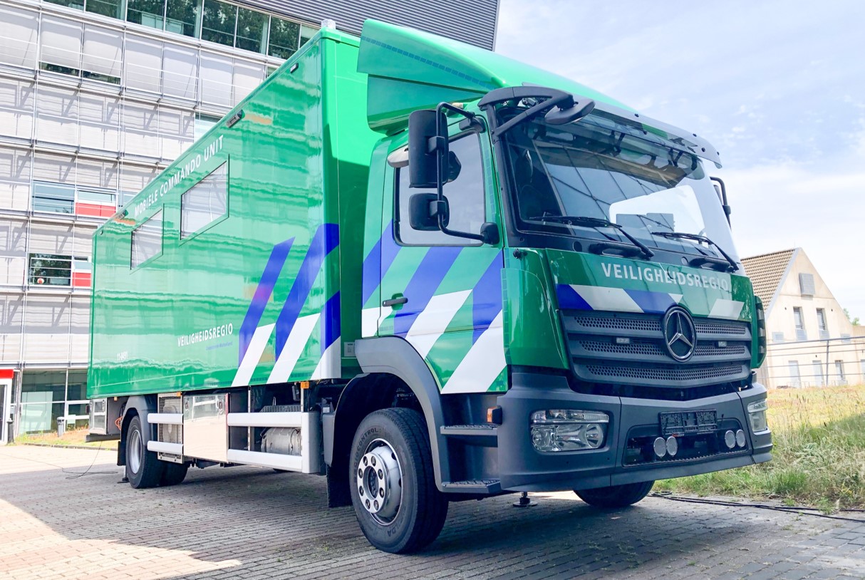 De nieuwe mobiele commando unit van Veiligheidsregio Zaanstreek-Waterland