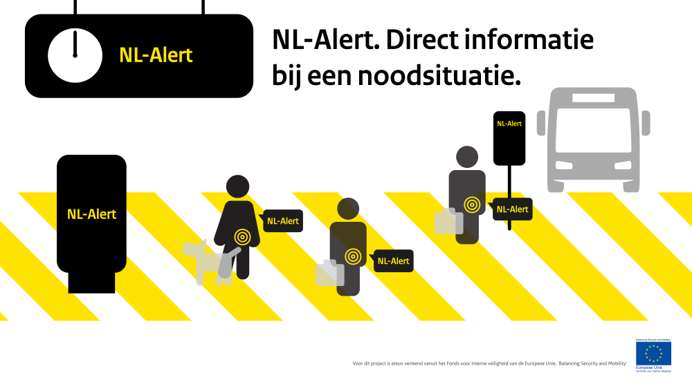 NL alert. Direct informatie bij een noodsituatie.