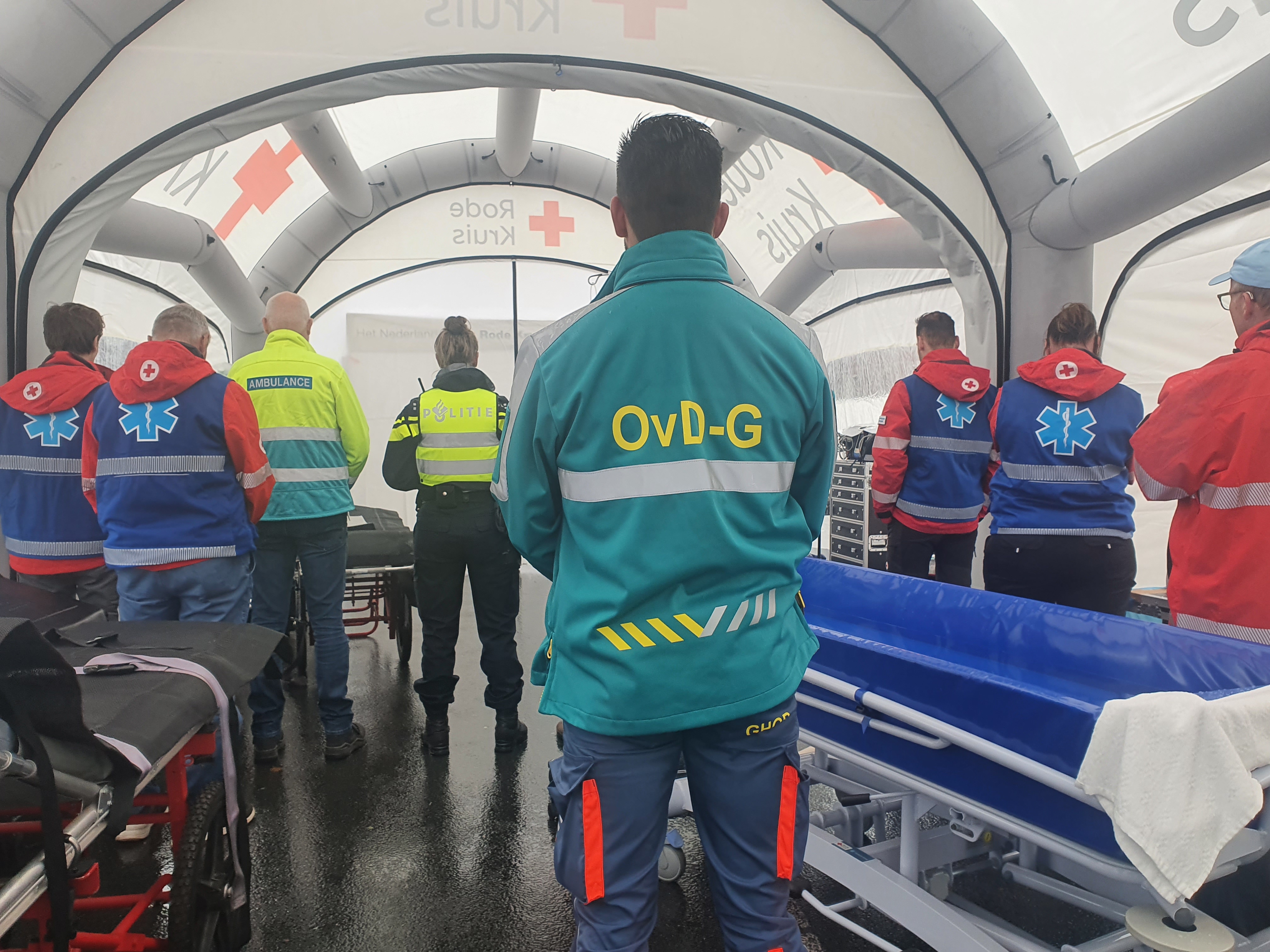 Officier van Dienst Gezondheidszorg op de Dam tot Dam loop 2022